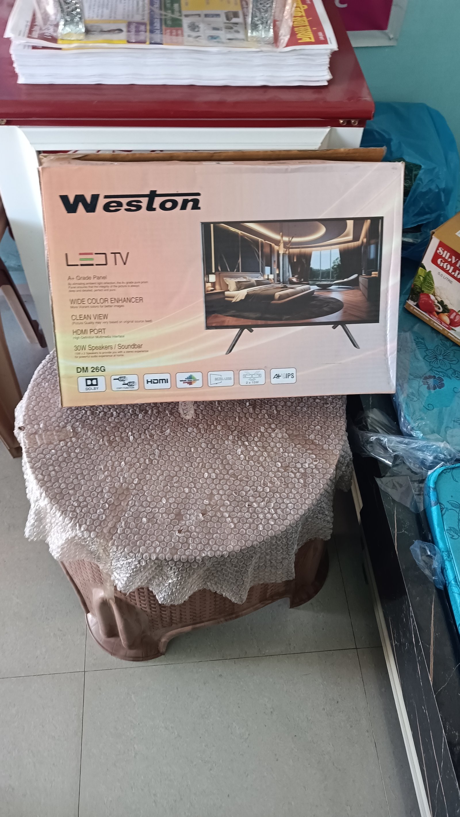 शुभ लक्ष्मी सामाजिक सेवा संस्थान के द्वारा दी जाने वाली LED TV